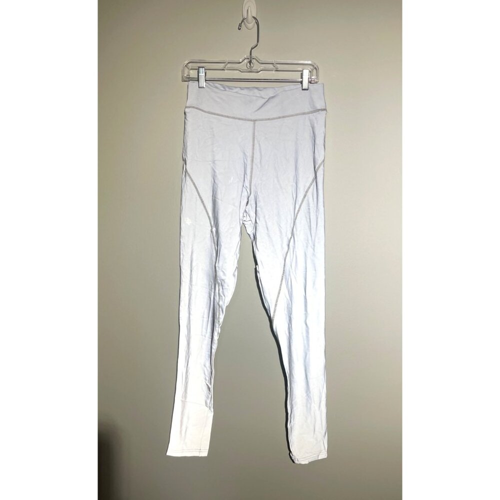 So Real women's gray running athletic reflective leggings Size M